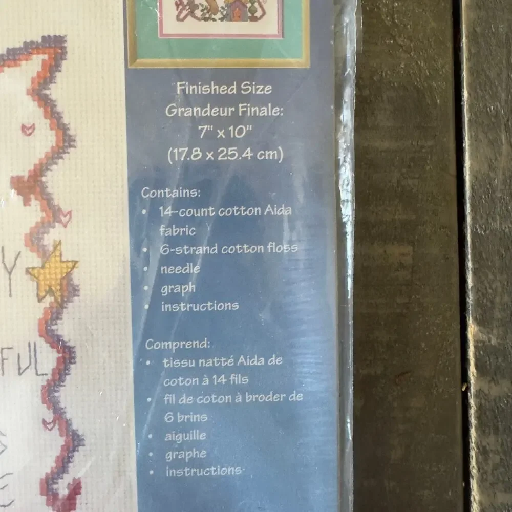 New Janlynn Wild Wacky & Wonderful Cat Lives Here Cross Stitch Bird Fish‎ Mouse